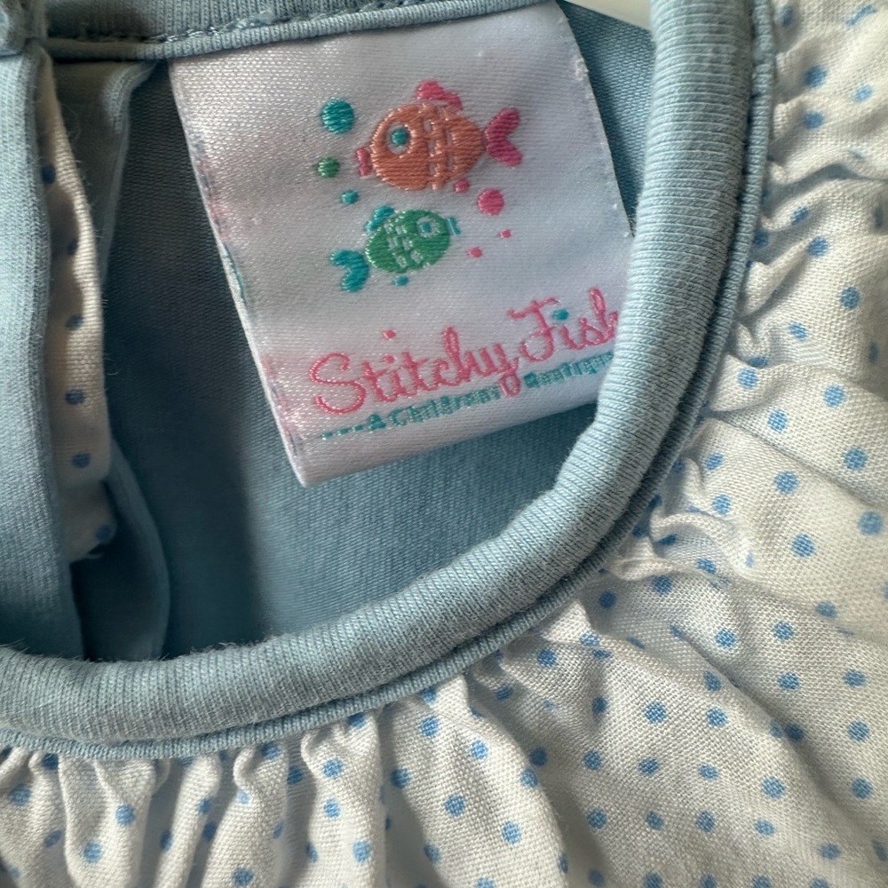 Sticky Fish Disney Princess Kids Bubble with Ruffle Size 3T - - Picture 3 of 5
